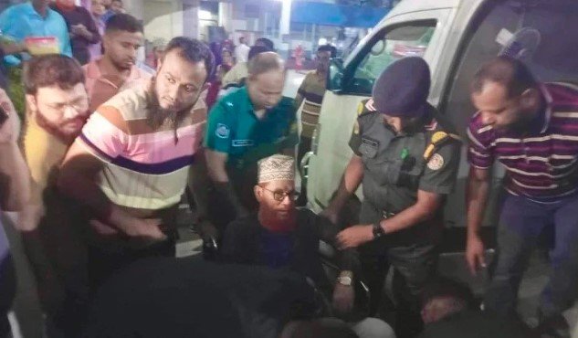 দেলাওয়ার হোসাইন সাঈদীর হার্ট অ্যাটাক