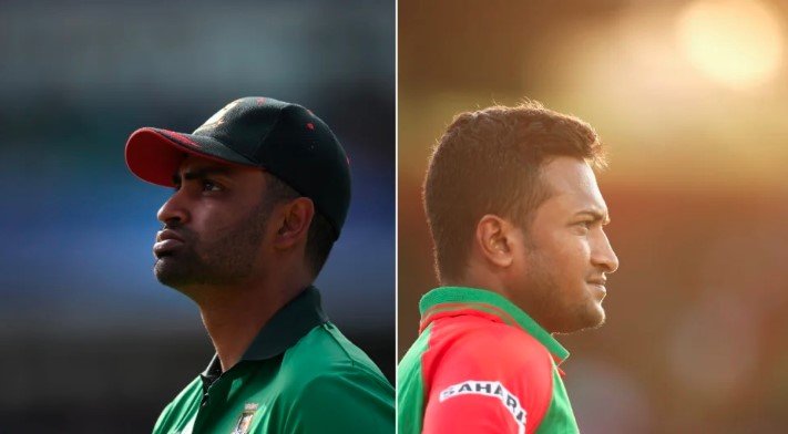 আর মাত্র আট দিন পর শুরু হবে ২০২৩ ওয়ানডে বিশ্বকাপ। অথচ এখনও বিশ্বকাপের জন্য দল ঘোষণা করতে পারেনি বাংলাদেশ ক্রিকেট বোর্ড (বিসিবি)। এই ব্যাপার নিয়ে অনিশ্চয়তার মধ্যে নতুন করে আরও বড় শঙ্কা জেগেছে। বিশ্বকাপে বাংলাদেশের অধিনায়ক হিসেবে না-ও দেখা যেতে পারে সাকিব আল হাসানকে। গুগল নিউজে ফলো করুন আরটিভি অনলাইন বাংলাদেশের ক্রিকেটে আগের দিনটি কেটেছে নানা রকমের গুঞ্জন আর নাটকীয়তার মধ্যে। ছুটি কাটিয়ে ফিরেই মধ্যরাতে বিসিবি সভাপতি নাজমুল হাসান পাপনের বাসায় দেখা করতে যান প্রধান কোচ চণ্ডিকা হাথুরুসিংহে। সেখানে উপস্থিত ছিলেন সাকিবও। ওই আলোচনাতেই বিশ্বকাপের আগে বাংলাদেশ ওয়ানডে দলের নেতৃত্ব ছাড়ার ইচ্ছা প্রকাশ করেছেন তিনি। আরও পড়ুন: ‘সাকিব-তামিম তো বাচ্চা না; এখন তারা বাচ্চার বাপ’ মঙ্গলবার (২৬ সেপ্টেম্বর) দেশের প্রথম সারির এক জাতীয় দৈনিকের খবরে এমনটাই বলা হয়েছে। নাম প্রকাশে অনিচ্ছুক বিসিবির এক ঊর্ধ্বতন কর্মকর্তা সংবাদমাধ্যমটিকে বলেছেন, ‘সাকিব অধিনায়ক থাকতে চায় না। কারণ, অর্ধেক ফিট কোনো খেলোয়াড়কে নিয়ে সে বিশ্বকাপে যেতে চায় না।’ বোর্ডপ্রধান পাপন, হাথুরুসিংহে ও সাকিবের আলাপ যে বিশ্বকাপের স্কোয়াড বাছাই করা নিয়েই ছিল তা অনুমেয়। জানা গেছে, মূলত দুটি ইস্যুতে সংশয় কাটাতে পারছে না টিম ম্যানেজমেন্ট। একমত হতে পারছে না সব পক্ষ। একটি তামিম ইকবালের চোট, আরেকটি মাহমুদউল্লাহ রিয়াদকে নেওয়া-না নেওয়া। আরও পড়ুন: বিশ্বকাপ দলে থাকবেন তো তামিম? পিঠের চোট কাটিয়ে ফিরে নিউজিল্যান্ডের বিপক্ষে চলমান সিরিজের প্রথম দুই ওয়ানডেতে খেলেন তামিম। বৃষ্টিতে এক ম্যাচ ভেস্তে যাওয়ায় পরেরটিতে ব্যাটিংয়ের সুযোগ পান এই অভিজ্ঞ ওপেনার। খেলেন ৪৪ রানের ইনিংস। তবে সেদিন ম্যাচের পর সংবাদ সম্মেলনে এসে তিনি জানান, ব্যাটিং উপভোগ করলেও অস্বস্তিও বোধ করেছেন। তার চোটের যে ধরন, তাতে টানা খেলার নিশ্চয়তাও দিতে পারছেন না। অস্বস্তি বোধ করায় এদিন হতে যাওয়া তৃতীয় ওয়ানডে থেকে ছুটি নিয়ে নেন সাবেক ওয়ানডে অধিনায়ক তামিম। কোচ হাথুরুসিংহে ও বর্তমান অধিনায়ক সাকিব চান পুরো ফিট স্কোয়াড নিয়ে বিশ্বকাপে যেতে। কিন্তু চোট যেকোনো সময় গুরুতর হতে পারে, এই ব্যাপারে তামিম নির্বাচকদের অবহিত করেছেন বলে জানা গেছে। ফলে তৈরি হয়েছে জটিলতা। আরও পড়ুন: বিশ্বকাপের উদ্বোধনী ম্যাচে থাকছে বাংলাদেশও উল্লেখ্য, তামিম নেতৃত্ব ছাড়ার পর গত মাসে নতুন ওয়ানডে অধিনায়ক হিসেবে সাকিবকে বেছে নেওয়া হয়। তখন বোর্ড সভাপতি পাপন জানান, এশিয়া কাপ ও বিশ্বকাপে বাংলাদেশের দলনেতা থাকবেন এই বাঁহাতি তারকা অলরাউন্ডার।